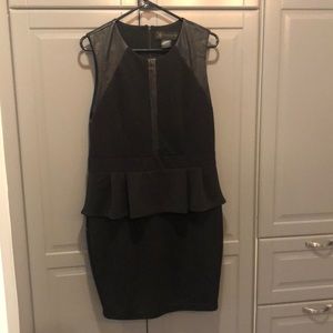 Kardashian Kollection bodycon dress w/peplum skirt